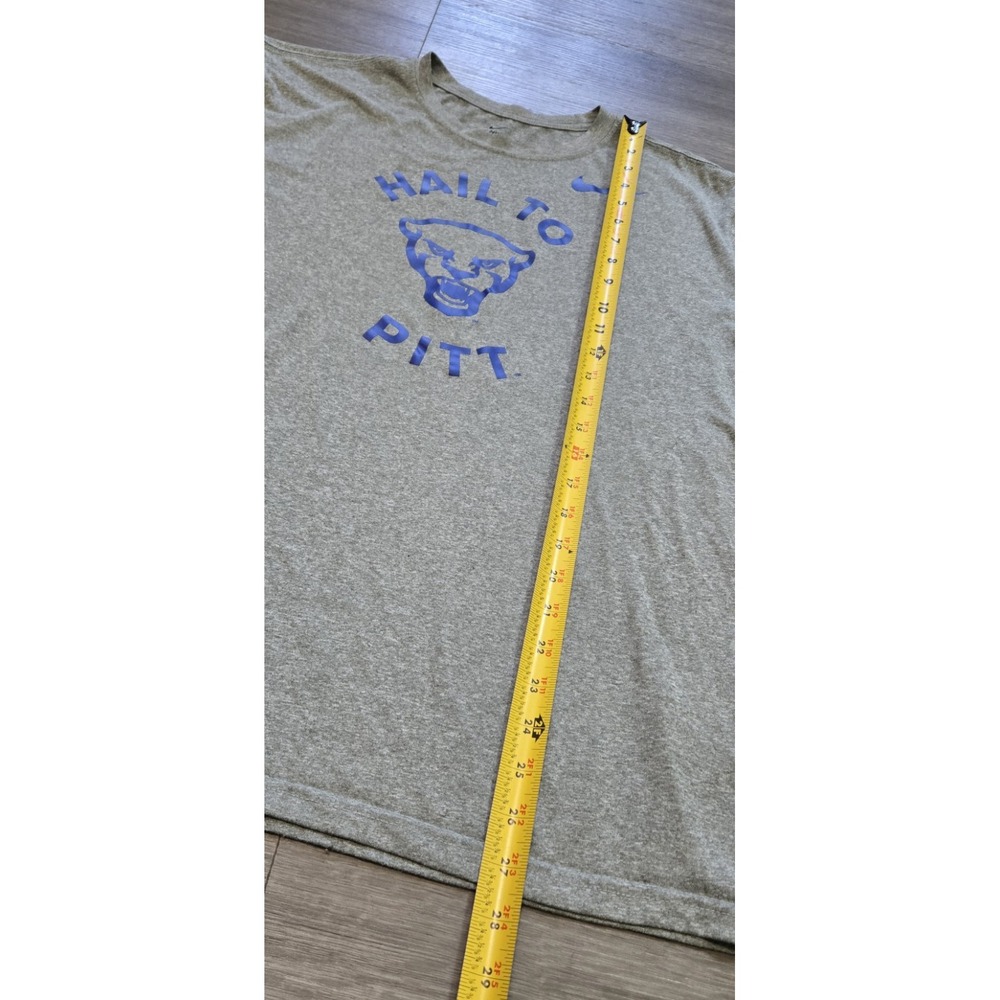 Hail To Pitt Panthers Nike T-Shirt Men's XL Gray Dri-FIT College Tee - Picture 9 of 11